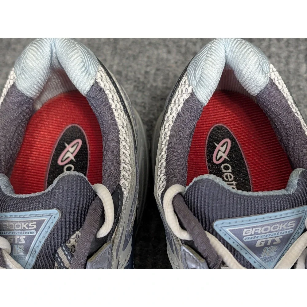 Brooks Adrenaline GTS 12 Running Shoe Womens 10 Narrow Blue Training‎ Walking